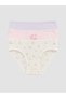 Lcw Kids White 3-Pack Printed Girls' Underwear