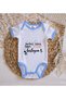 BK Kids "Everyone Looks Like Me, I Love My Aunt" Blue Baby Bodysuit with Print - 1 (12-18 months) - 3