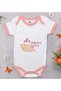 Bk Kids Sleepy Girl Design Pink Baby Bodysuit - 1, 3-6 Months.