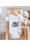 BK Kids White Baby Bodysuit with Cırlaz Design - 1 (0-3 Months) - 4