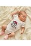 Bk Kids Baby Bodysuit with the Design "We Love the Same Man" - Model 1, 0-3 Months. - 5