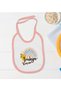 Bk Kids Thracian Girl Design Pink Baby Bodysuit and Bib Gift Set - 1, 12-18 Months. - 3