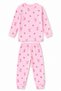 Girl's Fabric Top and Bottom Pajama Set