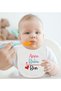 Bk Kids Mother and Father Design White Baby Bodysuit and Bib Gift Set - 1, 12-18 Months. - 3