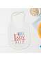 Bk Kids Lady of the Piiz Designed White Baby Bodysuit and Bib Gift Set - 1, 12-18 Months. - 4