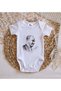 Bk Kids Atatürk-Themed White Baby Bodysuit - 10, 0-3 Months. - 3