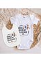 Bk Kids "I'M Going to Be a Lawyer" Designed White Baby Bodysuit and Bib Gift Set - 1, 0-3 Months. - 2