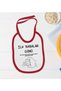BK Kids First Father's Day-Themed Red Baby Bodysuit and Bib Gift Set-2, 0-3 Months - 3