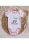 BK Kids Cherry Much Design Pink Baby Bodysuit-1, 3–6 Months - 3