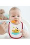 Bk Kids Cute Captain-Themed Red Baby Bodysuit and Bib Gift Set - 1, for Ages 0-3 Months. - 3