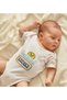 Bk Kids White Baby Bodysuit with a Girl's Design - 1, 0-3 Months. - 5