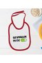 BK Kids Sevdaluk Modal Red Baby Bodysuit and Bib Gift Set-1, 0–3 Months - 4