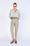 Women's Vizon Fleto Carrot Cut Wool Pants with Pockets and Pencil Leg - 2