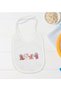 BK Kids Love Designer White Baby Bodysuit and Bib Gift Set-2, 3–6 Months - 4