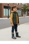 W10360 Pau Burreguito Petrol Orthopedic Fur-Lined Rain Boots for Boys - 5