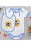 Bk Kids Sunshine Design Blue Baby Bodysuit and Bib Gift Set - 1, for Ages 12-18 Months.
