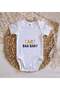 Bk Kids Az Baa Bak Designed White Baby Bodysuit - 1, 3-6 Months. - 3