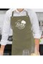 Professional Chef Designed Khaki Green Kitchen Apron, Cook Apron, Chef Apron, Home Gift, A