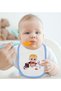BK Kids Little Blue Baby Bodysuit and Bib Gift Set—1 (0–3 Months) - 4