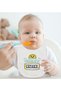 Bk Kids White Baby Bodysuit and Bib Gift Set with a Cute Girl Design - 1, for 0-3 Months. - 3