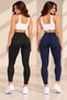 2-Piece Women's High-Waisted, Shaping, Stretchy Leggings, Suitable for Everyday Wear, Slim-Fit. - 5
