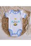 Bk Kids Mom's Coffee Time Design Blue Baby Bodysuit - 1, 12-18 Months. - 3
