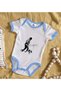 BK Kids Atatürk-Themed Blue Baby Bodysuit-16, 0–3 Months - 2