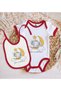 Bk Kids Sweet Dream Design Red Baby Bodysuit and Bib Gift Set - 1, for Ages 0-3 Months. - 2