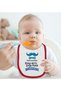 Bk Kids Circumcision-Themed Red Baby Bodysuit and Bib Gift Set - 7, 12-18 Months. - 3