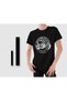 Motorcycle-Designed Men's Black T-Shirt -3, Gift for a Friend, Birthday Gift, for Your Loved One.