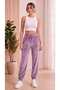 Soft Textured Velvet Pants - 3