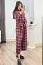 Elvora – Single Jacket - Plaid Pattern, Stand-Up Collar, Short Jacket 8661 - 8