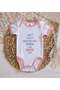BK Kids "Dad Tells a Story" Design Pink Baby Bodysuit-1, 0-3 Months - 3