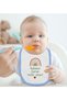 Bk Kids Happy Father's Day Design Blue Baby Bodysuit and Bib Gift Set - 1, 0-3 Months. - 4