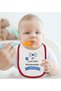 Bk Kids Circumcision-Themed Red Baby Bodysuit and Bib Gift Set - 2, for Ages 12-18 Months. - 3