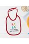 Bk Kids Baba-Designed Red Baby Bodysuit and Bib Gift Set - 2, for Ages 12-18 Months. - 4