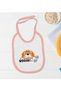 BK Kids Roar-Design Pink Baby Bodysuit and Bib Gift Set-1, 12–18 months - 3