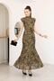 Padded Patterned Dress