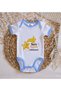 Bk Kids – “Take Me to My Aunt” Design – Blue Baby Bodysuit – Size 1, 12-18 Months. - 3
