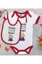 Bk Kids Here I Am the Boss – Red Baby Bodysuit and Bib Gift Set – 1, for Ages 12-18 Months.