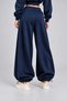 New Season Women's 3-Thread Curved Oversized Sweatpants with Cuffs - 2