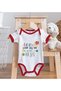 BK Kids "My Mom Knows So Much" Red Baby Bodysuit and Bib Gift Set #1—0–3 Months - 4