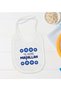 Bk Kids Mashallah Design White Baby Bodysuit and Bib Gift Set - 2, for Ages 6-9 Months. - 4