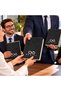 25 Pieces of 378 Thermo Leather Planners 2027 - Daily Corporate Planner 16X24 cm Black, Customized with Your Logo. - 3