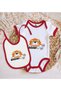 Bk Kids Roar Design Red Baby Bodysuit and Bib Gift Set - 1, for Ages 0-3 Months. - 2