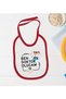 ucam-Designed Red Baby Bodysuit and Bib Gift Set-1, 12–18 Months - 3
