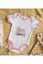 BK Kids "Girl Power" Design Pink Baby Bodysuit-1, 3–6 Months - 2