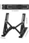 Adjustable Laptop Stand for Desk - Portable Foldable Notebook Riser, Ergonomic Computer Holder Compa - 2