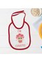 Cute Designed Red Baby Bodysuit and Bib Gift Set - 2, for 0-3 Months. - 4
