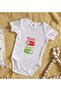 Umut Off White Baby Bodysuit with Design - 1 (0-3 Months) - 2
